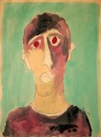 Portrait - Broken Man - Watercolor